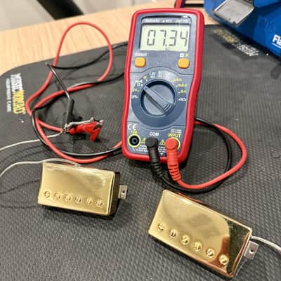 Gibson Custombucker Pickup Set (Gold, Matched) image 3