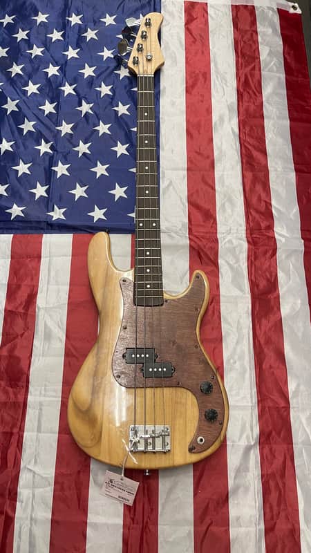 Handmade Bass Guitar Custom 2000’s Natural wood image 1
