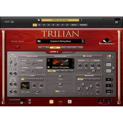 Spectrasonics Trilian USB Virtual Bass Instrument Software Retail BOX UPC 00835948000221 image 3