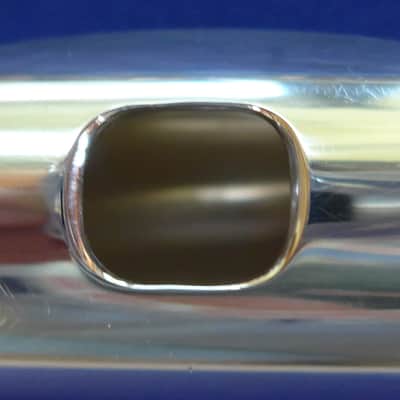 Di Zhao ALTO FLUTE, Model DZA100S, Intermediate Level 2020's - Body and foot silver plated. Straight headjoint solid silver image 6