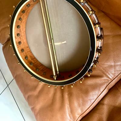 2019 OME Custom Celtic Trilogy Open Back Banjo - Super Clean with the Original Case image 11