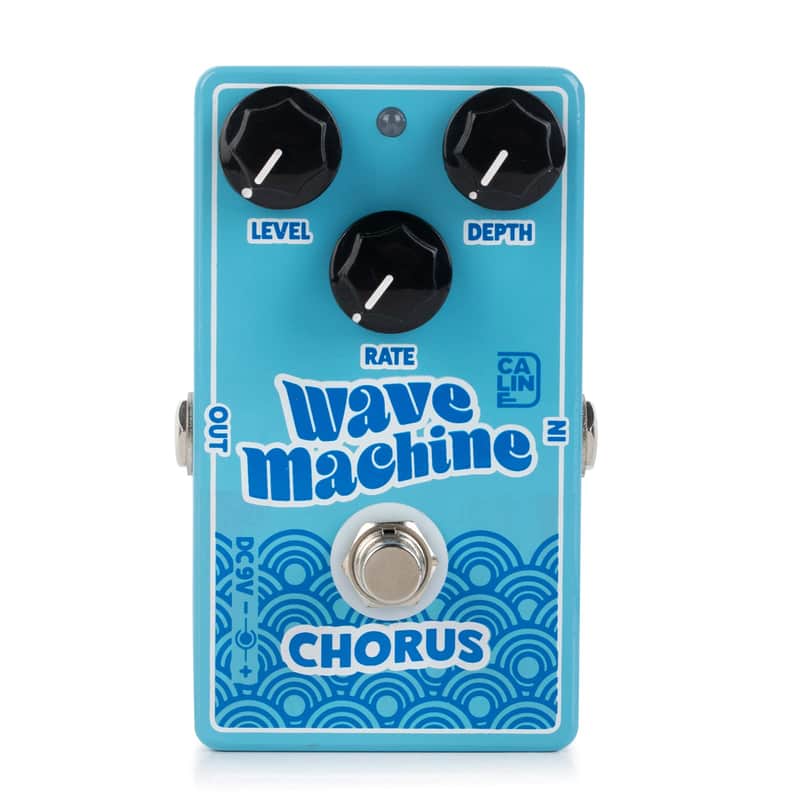 Caline CP-505 Wave Machine Chorus Guitar Effect Pedal True Bypass Aluminum Alloy Casing Blue image 1