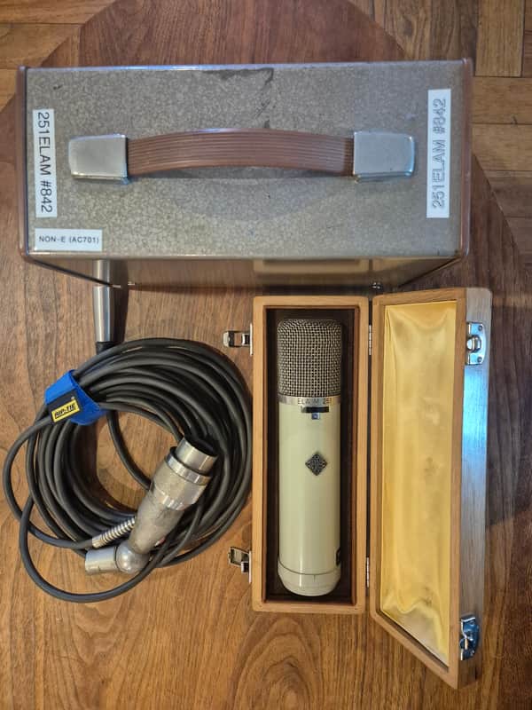 Vintage Telefunken ELA M 251 Non-E – Original CK12 / AC701 – AKG N12 PSU Bild 1
