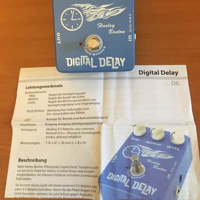 Harley Benton Duo FX: Digital Delay + Tremolo from 2022; Patch Cable, Manual, Boxes, 100% New image 4