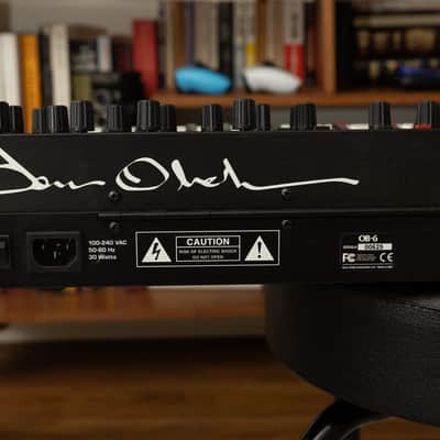 Sequential OB-6 49-Key 6-Voice Polyphonic Synthesizer 2018 - Present - Black with Wood Sides image 8