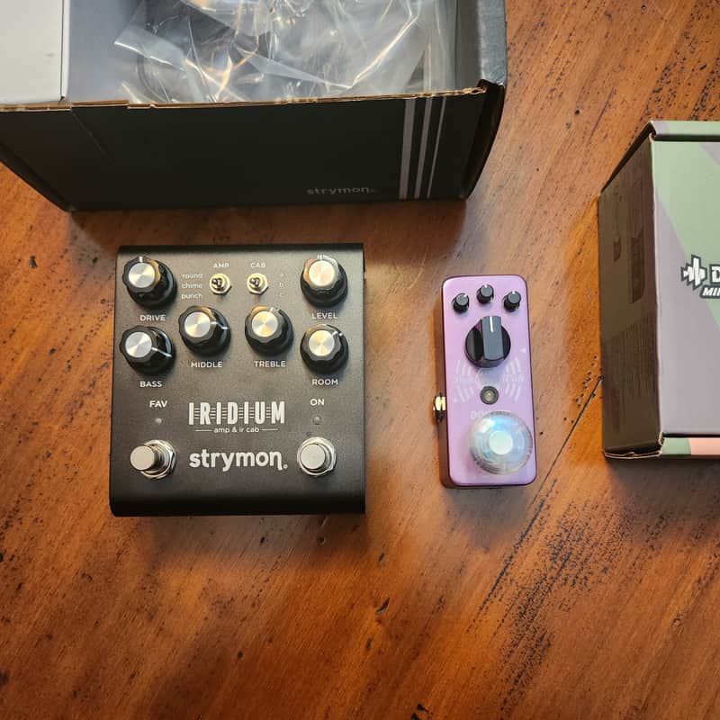 Strymon Iridium Amp & IR Cab and a donner dynamic wah pedal image 1