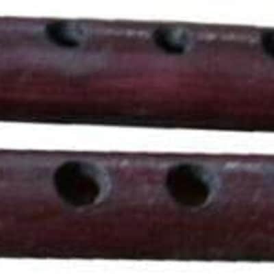 Algoza Bamboo Flute Big Size Alghoze Jorhi  IndienKultur Indian Wood Wind Musical Instrument image 3