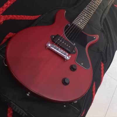ELECTRIC GUITAR HARLEY BENTON DC JUNIOR OPEN PORE FADED CHERRY P90D DOG EAR image 8