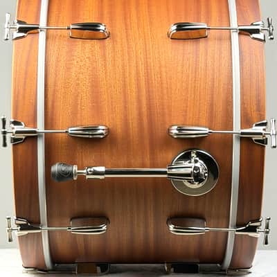 Slingerland Radio King Prototype drum set Satin Mahogany. 13/16/22/6.5 image 16