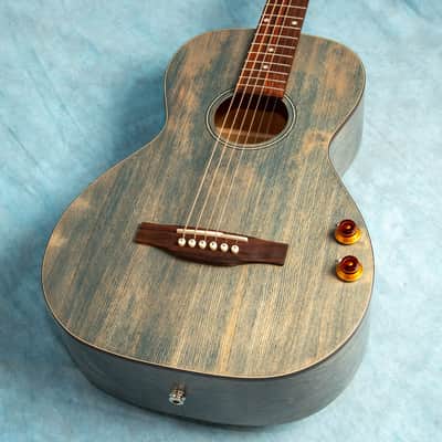 Art & Lutherie Roadhouse Parlor Denim Blue Q-Discrete A/E no Bag/Case image 1