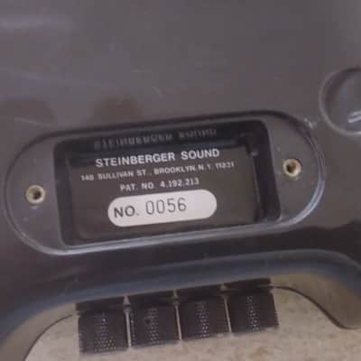 Steinberger STEINBERGER BASS  SERIAL NO 0056 1981 - BLACK image 2