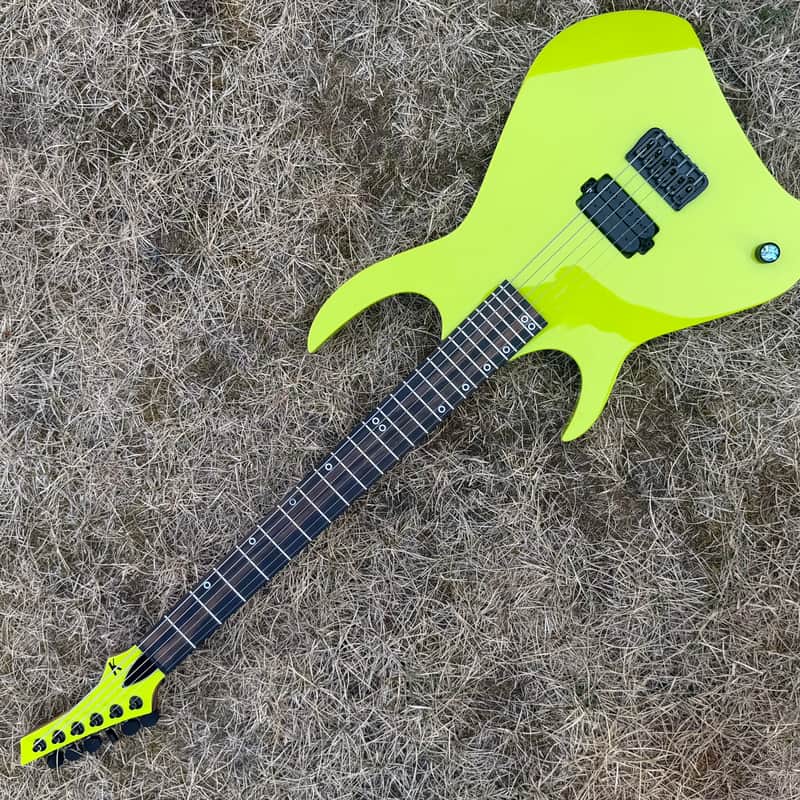 Kiesel Kiesel Kyber Left handed Black Limba. Royal ebony acid green lh lefty 2026 image 1