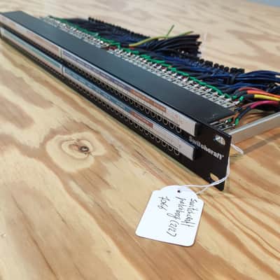 Switchcraft TTP96ASFNX 96 way (2x48) Bantam Patchbay + Cables image 4