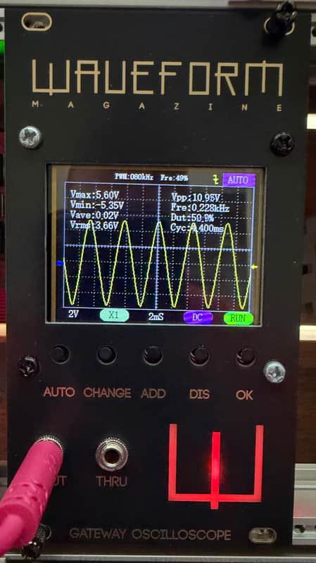 V2 Waveform magazine Gateway oscilloscope V2 Eurorack 2026 - Black image 1