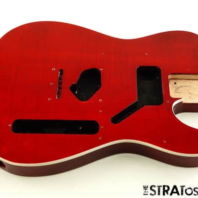 Fender Squier Affinity Telecaster FMT SH BODY Tele Crimson Red Transparent image 1