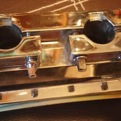 Pearl Style  7/8" Bass Drum Double Tom Mount / Plate / Bracket NICE SHAPE image 2