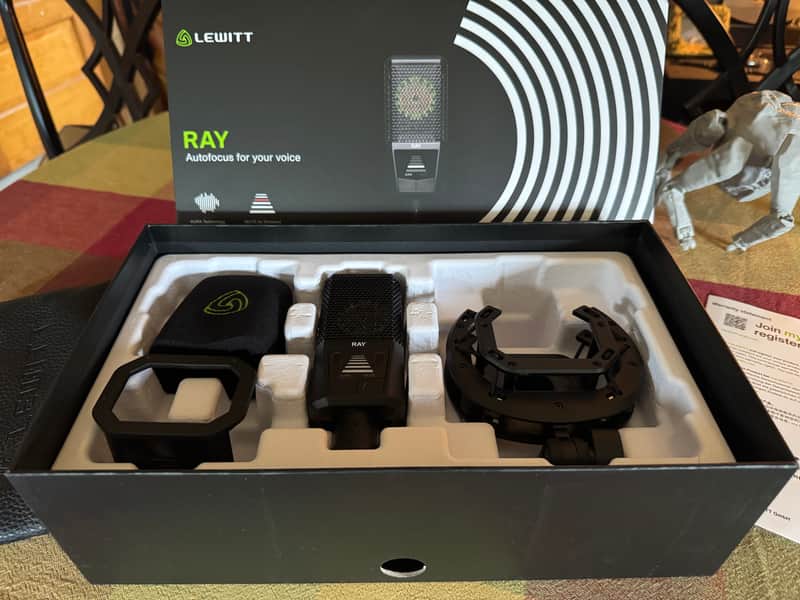 Lewitt RAY Large Diaphragm Cardioid Condenser Microphone 2024 - Present - Black image 1
