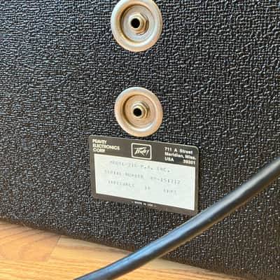 1980’s Peavey PA-200 W/2 2x10 Speakers- Black image 8