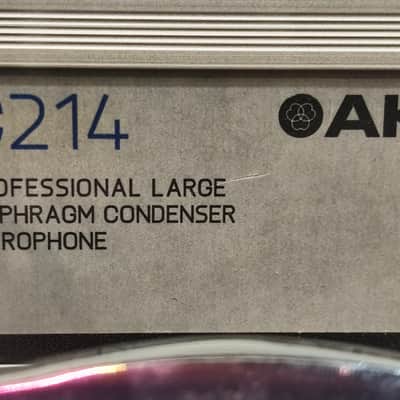 AKG C214 Large Diaphragm Cardioid Condenser Microphone 2010s - Black image 5
