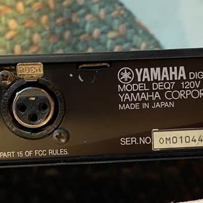 YAMAHA DEQ7 DIGITAL PROGRAMMABLE EQ AND DELAY PROCESSOR image 8