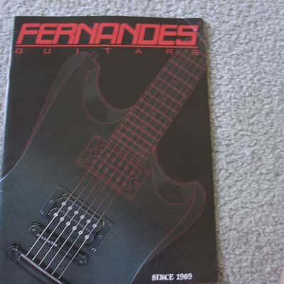 Fernandes 2002 Fernandes Guitar Catalog 2000's image 1