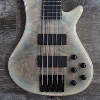 AIO S8-5 5-String Bass Guitar - White Burst 004 image 1
