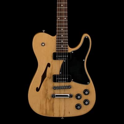 Fender Jim Adkins JA-90 Telecaster Thinline (2014) - Natural #00231 image 3