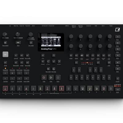 Elektron Analog Four MKII - Black incl. 1x Cordial EU 3 PP - Bundle Set image 2