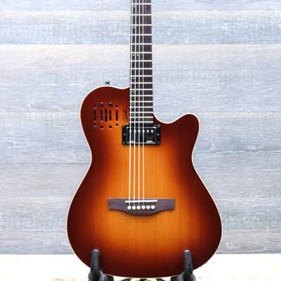 Godin A6 Ultra Cognac Burst HG Two-Chambered Electro-Acoustic Guitar w/Bag #17022193 image 2
