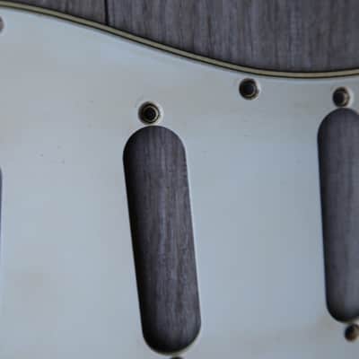 62 Fender Stratocaster Pickguard 11 hole Celluloid Vintage White / Cream USA vintage RI 60 61 image 5