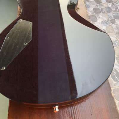 ESP Kiso Custom Shop Eclipse CTM 2009 See-thru Black image 12