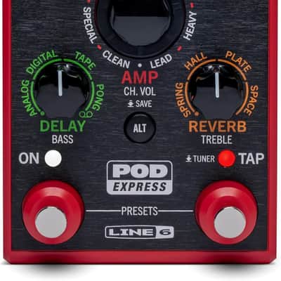 Line 6 POD Express Guitar - Red / Black image 1
