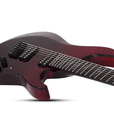 Schecter Reaper-7 Elite Multiscale LH 2185 - Blood Burst (2185) image 6