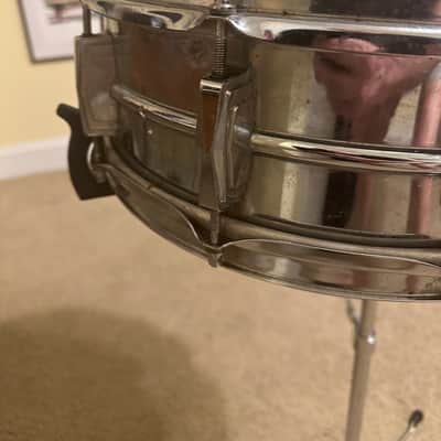Ludwig LM400 5x14 Supraphonic Snare Drum 1967 - Chrome image 7