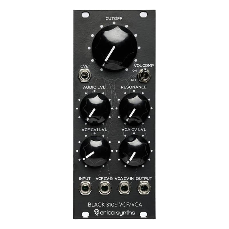 Erica Synths Black 3109 Eurorack VCF/VCA Module image 1