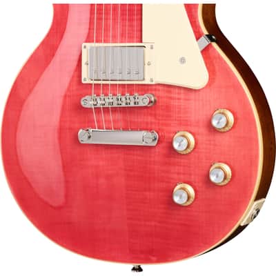 Epiphone Les Paul Standard 60s Figured Electric Guitar - Fucshia image 7