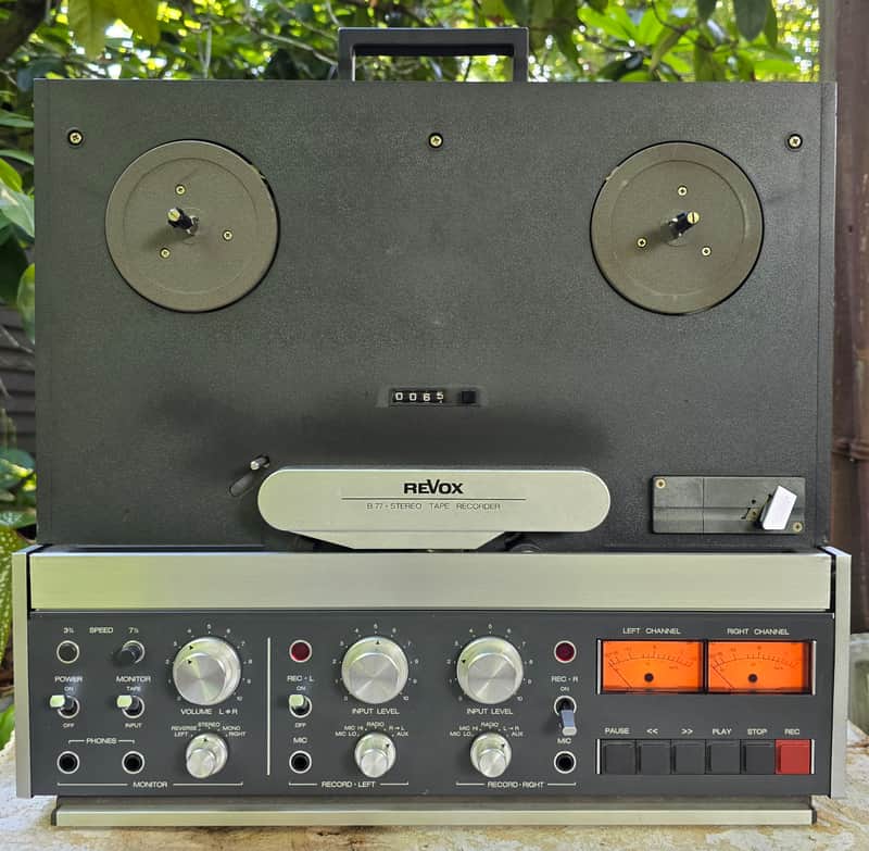 ReVox B77 Tape Deck 2 Track Vari Speed 3.75/7.5 IPS Pro Tested 100% Functional image 1