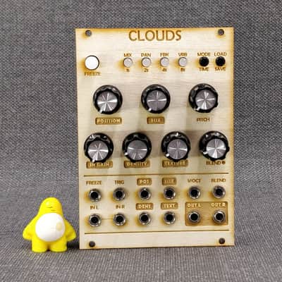 Mutable Instruments Clouds Clone Eurorack Module - Custom Wood Panel image 1