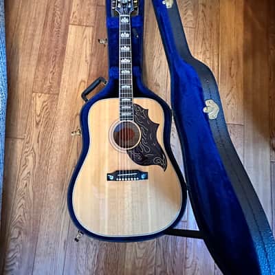 2001 GIBSON CUSTOM SHOP FIREBIRD DREADNOUGHT ACOUSTIC GUITAR NATURAL FINISH LIKE NEW image 13