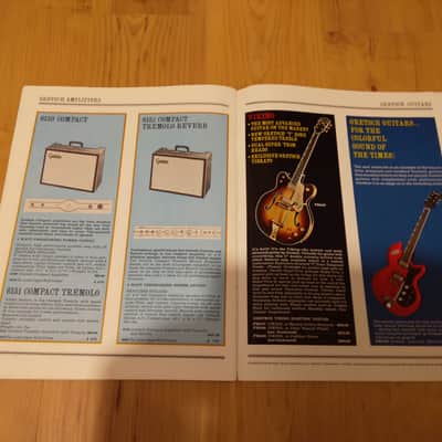 Vintage 1965 Gretsch Guitars & Amplifiers Catalog! Chet Atkins, White Falcon! Rare, Original Case Candy! image 14