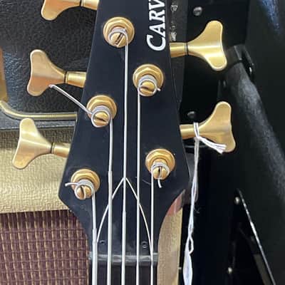 Carvin LB75 5 string bass 1990,s? - Black image 3
