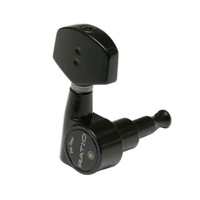 Graph Tech Ratio Acoustic 3x3 Tuners Contemporary Black PRN-2411-B0 image 1