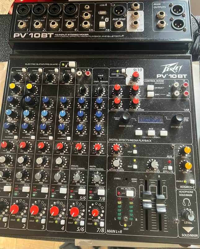 Peavey PV10BT - mixer with blue tooth image 1