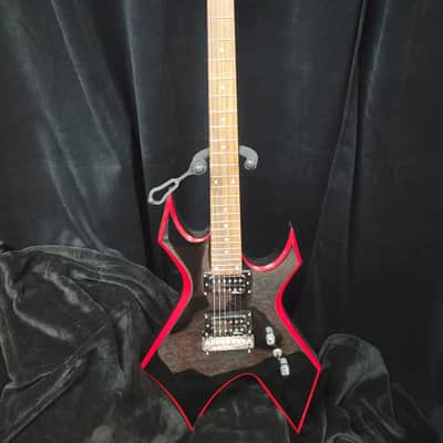 B.C. Rich KKW Kerry King Metal Master Warlock Tribal Fire Black/Red Tribal Fire image 1