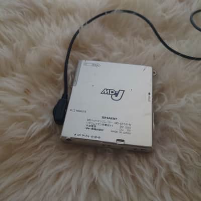 COMPLETE Sharp MD ST531 Siver Portable MD Player tested working image 3