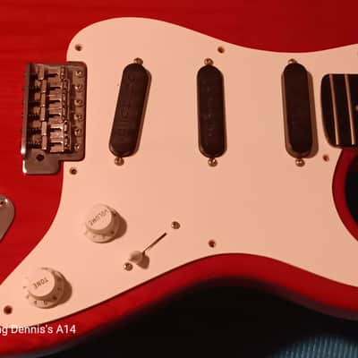 Moon Stratocaster 1987 - Red image 10