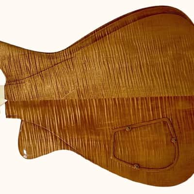 Jesselli Guitars “3-Piece Special” Flame Maple. Fully Hollow & Carved 2021 / NEW (Authorized Dealer) image 11
