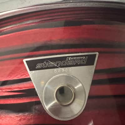 Ludwig S-120 Standard Series 9x13" Mounted Tom 1969 - 1974 - Ruby Strata image 2