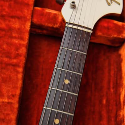 1963 Fender Jaguar Olympic White with Matching Headstock image 12