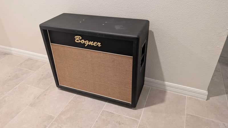 Bogner 212C Closed Back Large Size 2x12" Guitar Speaker Cabinet 2010s - Black image 1